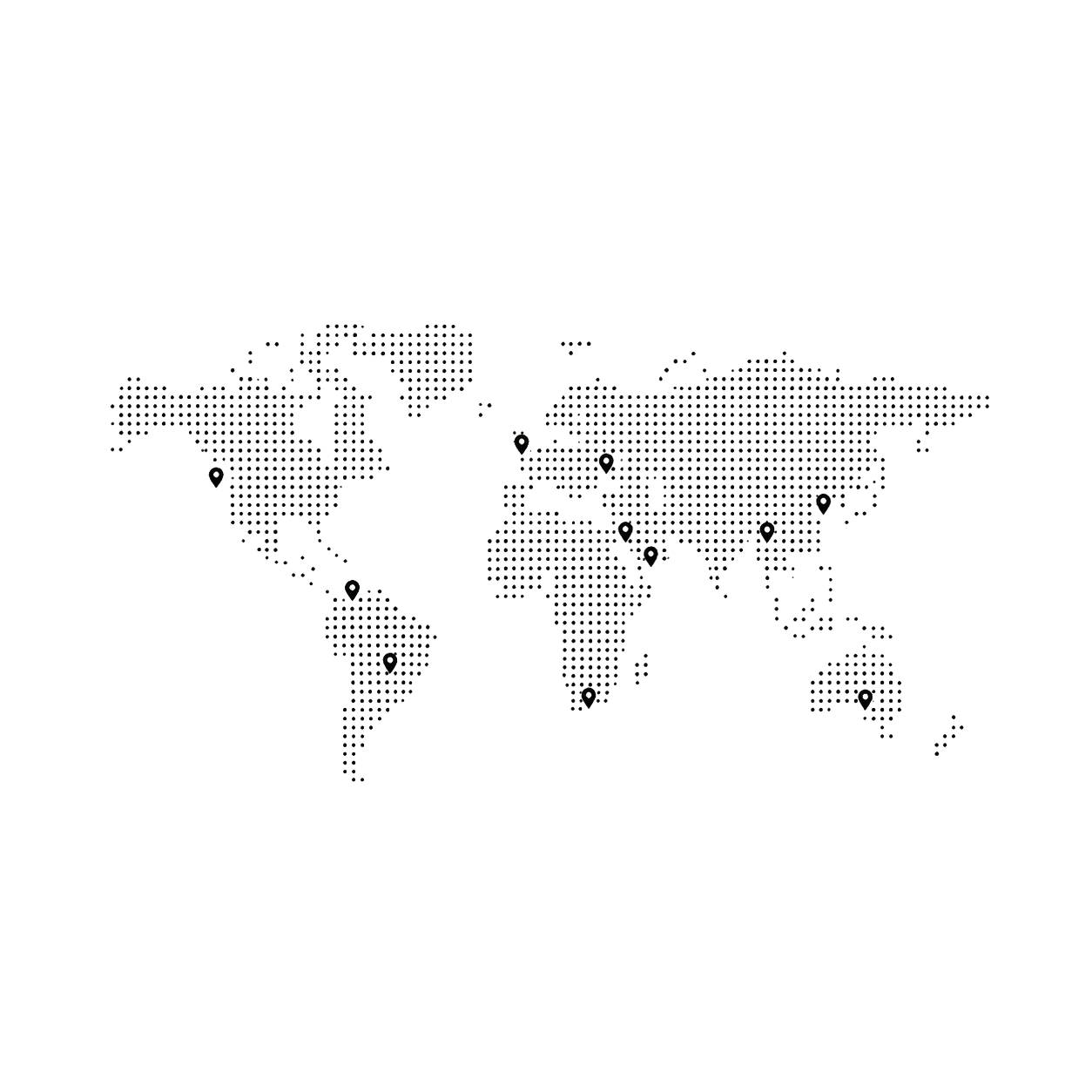 ZRO Locations Map